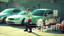 |Funny Cut| G-Dragon dancing to car alarm-Hite Beer CF