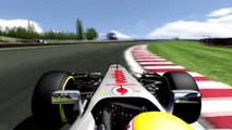F1 2012 Game rFactor Silverstone Onboard