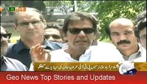 Geo News Headlines 1 July 2015, Imran Khan Latest Media Talk out side Supreme Court