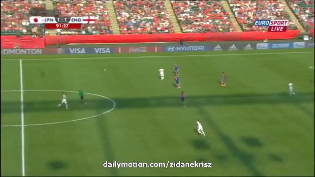 2-1 Laura Bassett Incredible Amazing Own Goal in the Last Minute | Japan v. England 01.07.2015
