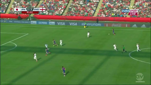 2-1 Laura Bassett Crossbar Own Goal | Japan vs England 01.07.2015