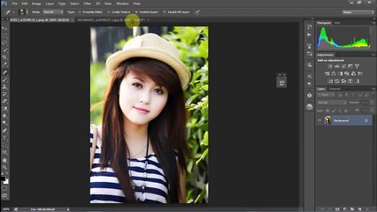 Hướng dẫn kĩ thuật làm sáng da mặt bằng Camera Raw trong Photoshop