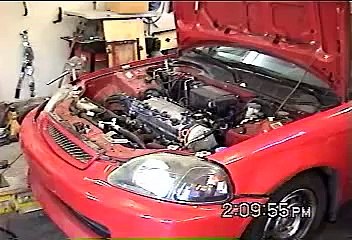 Honda civic motor blowing up
