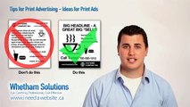 Tips for Print Advertising - Ideas for Print Ads