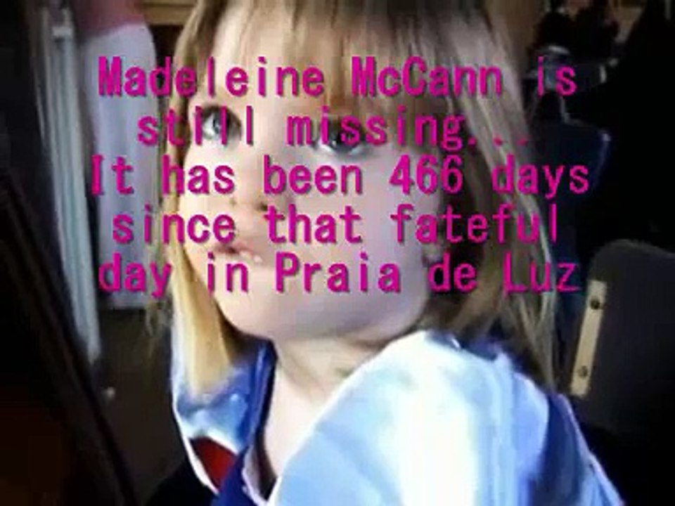 Missing Madeleine McCann