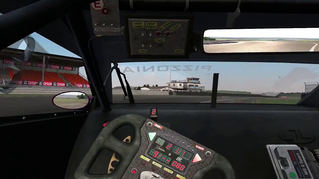 Thruxton - Peugeot 408 Stock Car V8 Driver's View - Game Stock Car Extreme