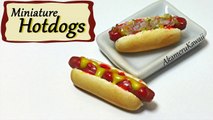 Miniature Hotdogs - Polymer Clay Tutorial