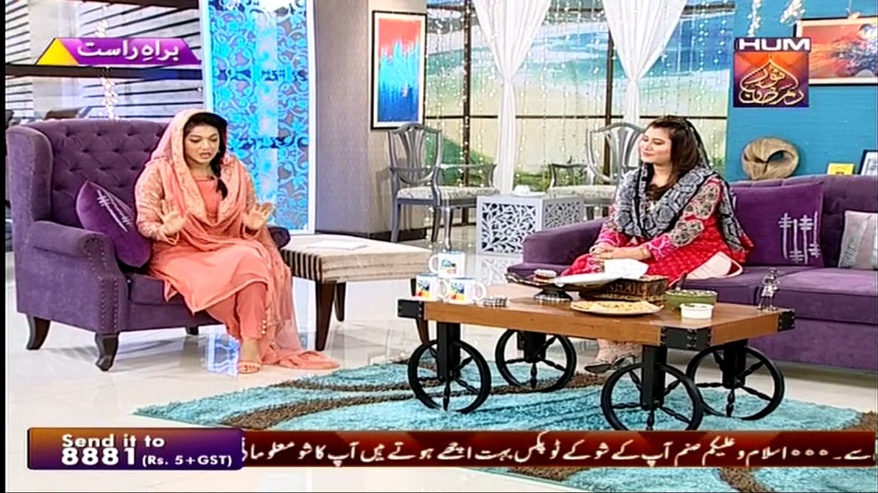 Sanam Jung & Chef Samiya Giving Useful Tips To Use During This Very Hot Summer Days