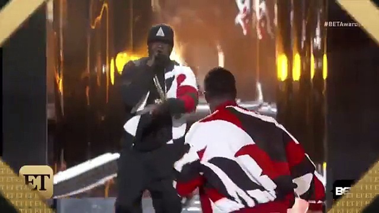 Diddy Falls on Stage While Performing at 2015 BET Awards