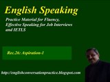 English speaking. IELTS speaking test preparation.aspirated sounds