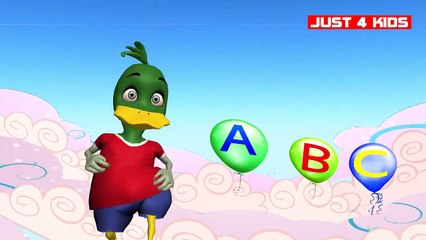 Abc song   cartoon animation Abc rhymes for children