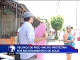 En el día mundial del agua vecinos de Paso Ancho protestan por racionamientos del líquido