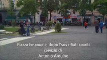 Aversa - Piazza V.Emanuele dopo l'Sos rifiuti (01.06.12)