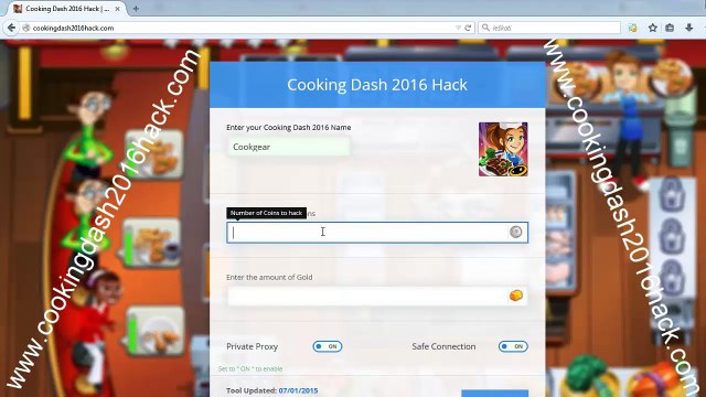 Cooking Dash 2016 Cheats - Coins and Gold generator