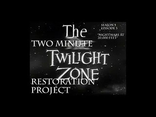 Shatner v The Gremlin -- Two Minute Twilight Zone Project --  Nightmare at 20,000 feet