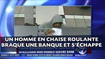 Un homme en chaise roulante braque une banque et s’échappe