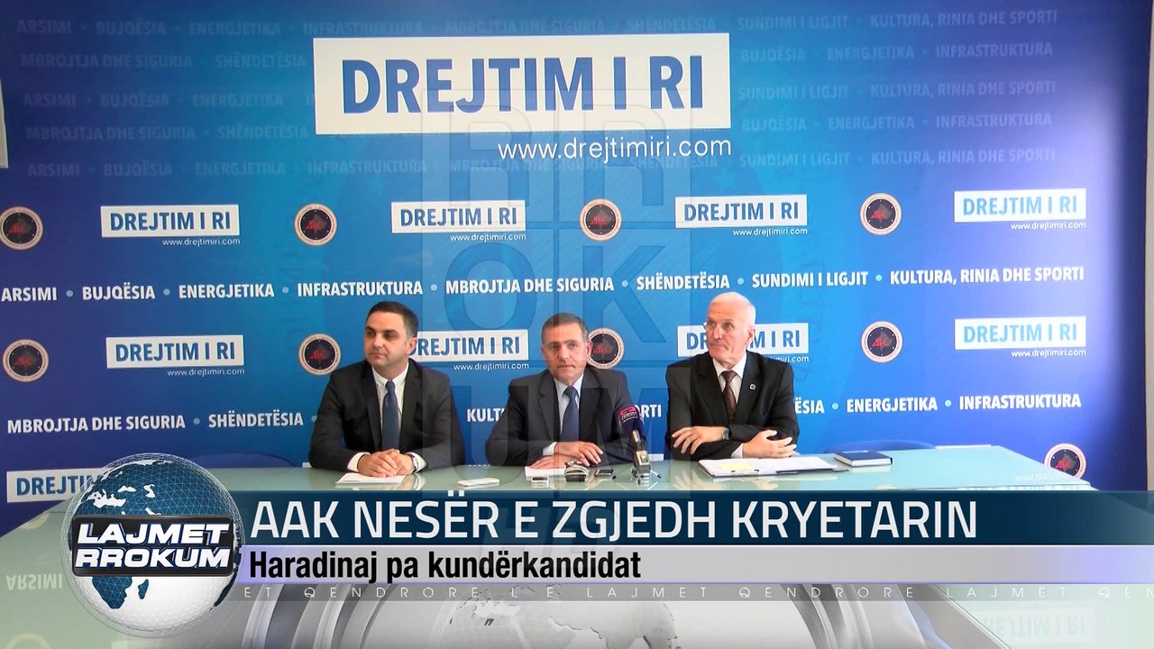AAK NESËR E ZGJEDH KRYETARIN