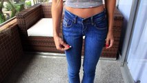 DIY: Customização de calça FÁCIL | Como fazer Destroyed jeans