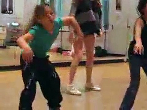 9 year old Amazing Dance video of Emily a very talented young girl hip hop dancer at practice 2010