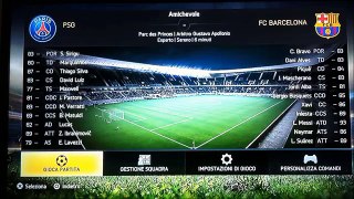 TORNEO FIFA 15 PS3: PSG- BARCELLONA 1°GIORNATA ANDATA