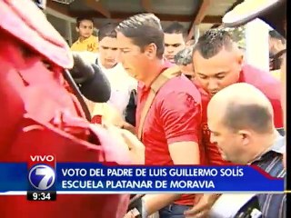 Padre de Luis  Guillermo Solís: “Que Dios te acompañe hijo mío”
