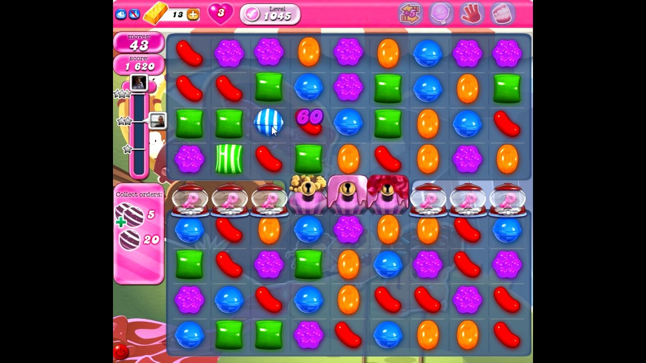 Candy Crush Saga level 1045