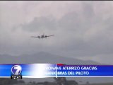Aeronave aterriza en el Juan Santamaría tras problemas mecánicos