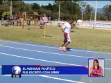 Icoder ya eliminó mensaje político escrito en pista de atletismo de La Sabana