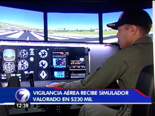 Vigilancia Aérea cuenta con simulador donado por Estados Unidos