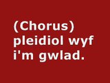 Brass band instrumental with Welsh lyrics - Welsh National Anthem