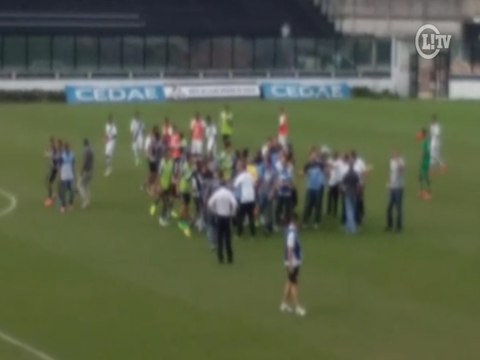 Jogo entre Vasco e Botafogo no Sub-17 termina em briga generalizada