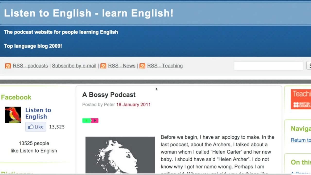 Listen-to English - free high quality English Podcasts