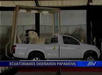 El papamóvil llevará el escudo del equipo de fútbol de Francisco