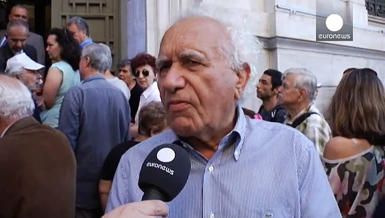 Griechenland: Rentner können jetzt Geld in Banken abheben