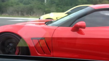 BMW M4 vs Moded C6 Corvette Grand Sport