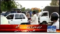 Breaking RAW Footage Imran Khan Nephew Beating Traffic Warde