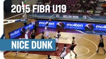 USA's Aggressive D Translates Into Nice Dunk- 2015 FIBA U19 World Championship