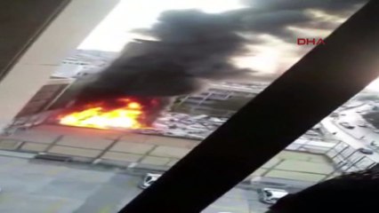 Hastanede korkutan yangın