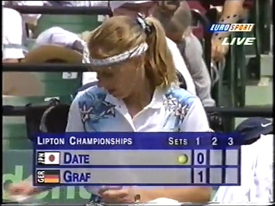 Steffi Graf vs Kimiko Date 1995 Key Biscayne 1/6