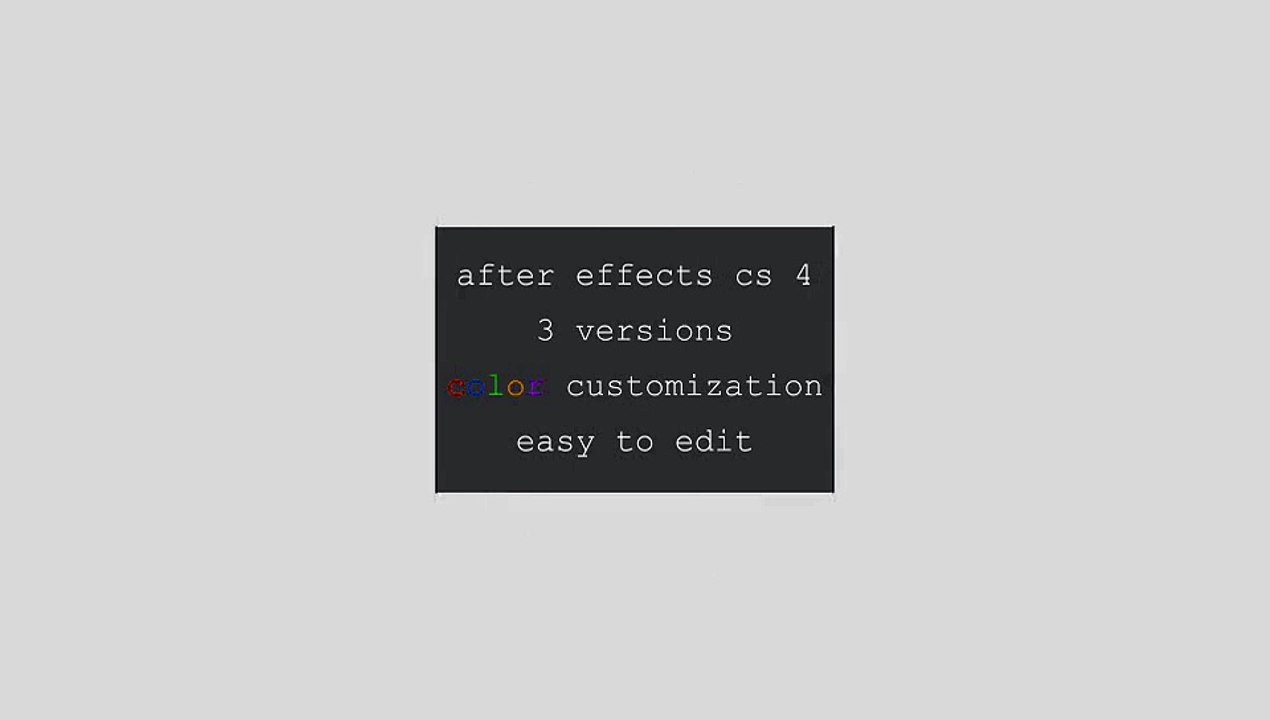 After Effects Project Files - Flat Minimal Logo Reveal - VideoHive 9707222