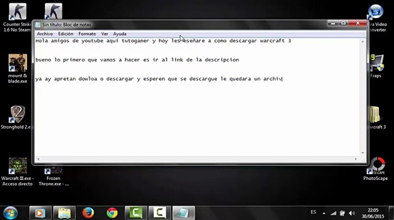 como descargar warcraft 3 full español hd