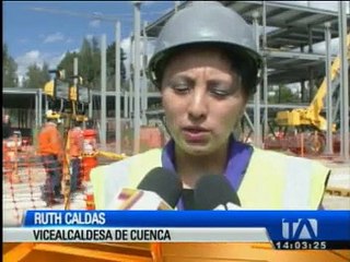 Llegó el primer vagón del tranvía a Cuenca