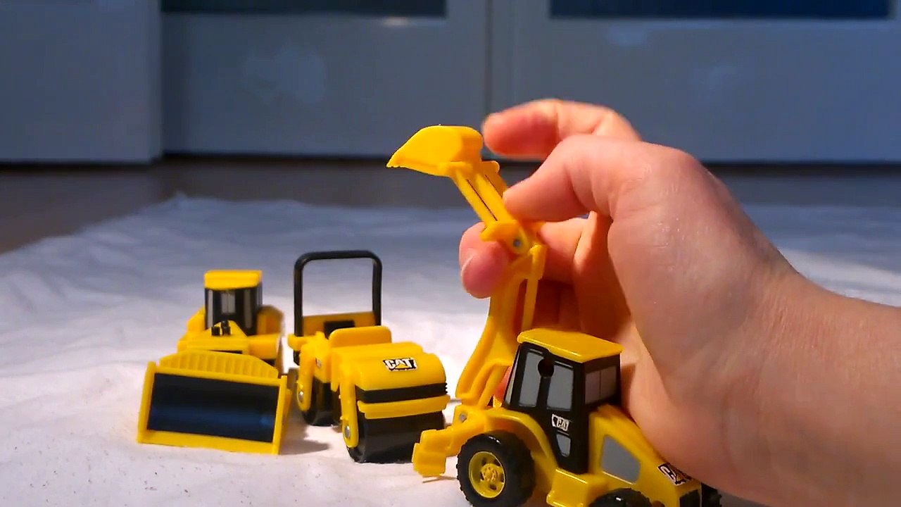 5 heavy machines Excavator Dump truck Bulldozer Road Roller Wheeled Excavator(덤프 트럭,굴착기,Bagger