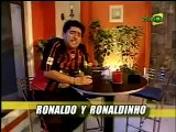 Ronaldinho ayuda a Ronaldo que esta deprimido. El especial del humor. 1de2