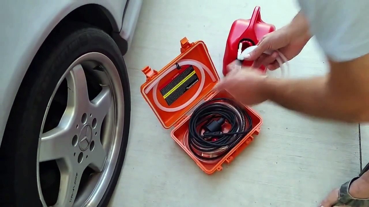 How Gas Tapper Works - Electric Gas Siphon Demonstration