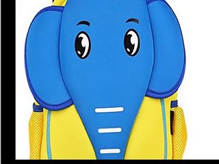 Get EOZY Children Pupil Cartoon Elephant Backpack School Bag (#A  Blue) Top List