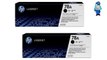 HP 78A (CE278AD) Black Original LaserJet Toner Cartridges 2 pack