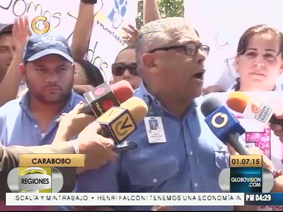 Trabajadores que fabrican tapas para botellas Polar protestaron en Valencia