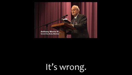 Anthony Morris III on shunning your ex-JW family members - jw.org