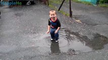 Rain Showers Bring Fun For Hours - Kids Love Puddles